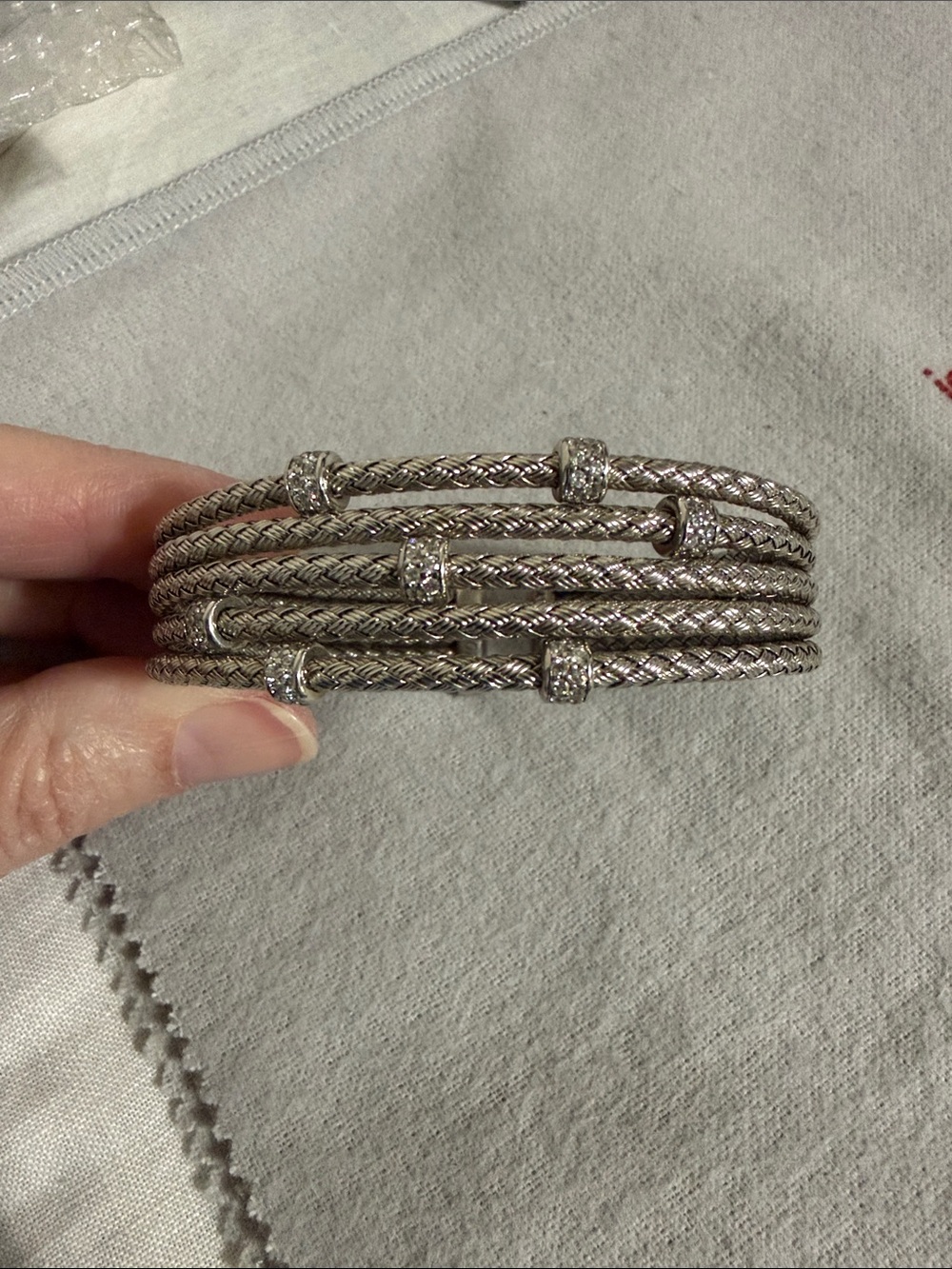 Bellezza sterling silver bracelet - Picture 2 of 9